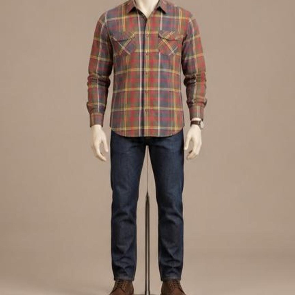 Weatherproof Vintage Plaid Button-Up Shirt
